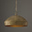 Capital Lighting Savari 1 Light 14" Pendant, Artisan Gold