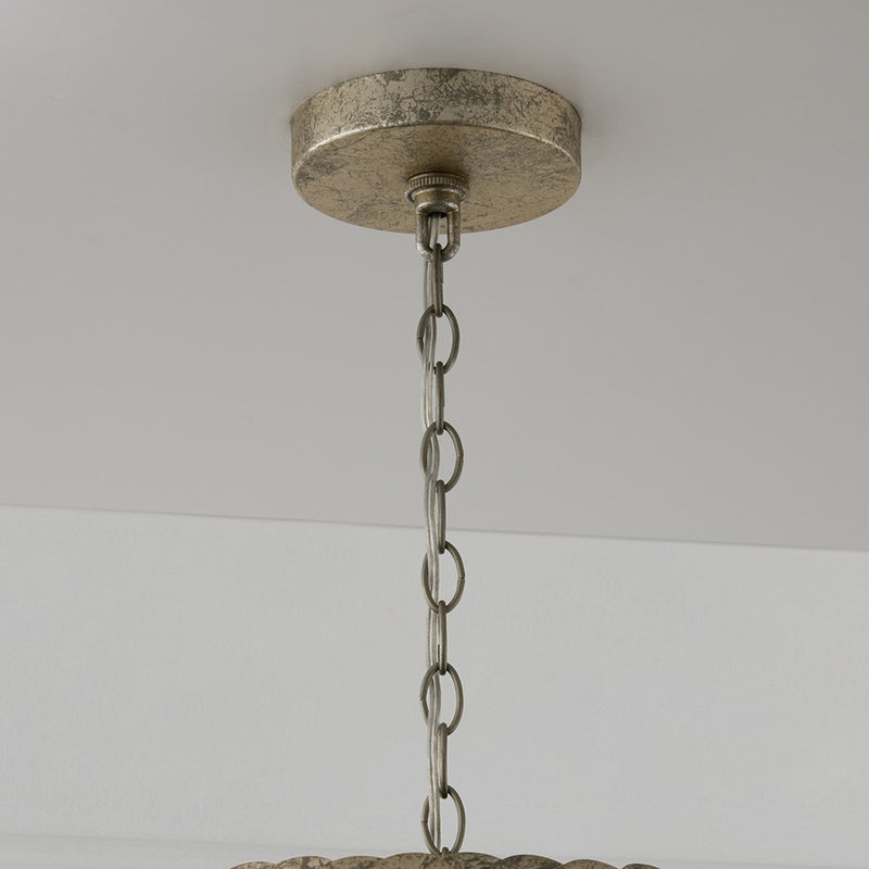 Capital Lighting Delphine 1 Light 12" Pendant, Grecian Luster