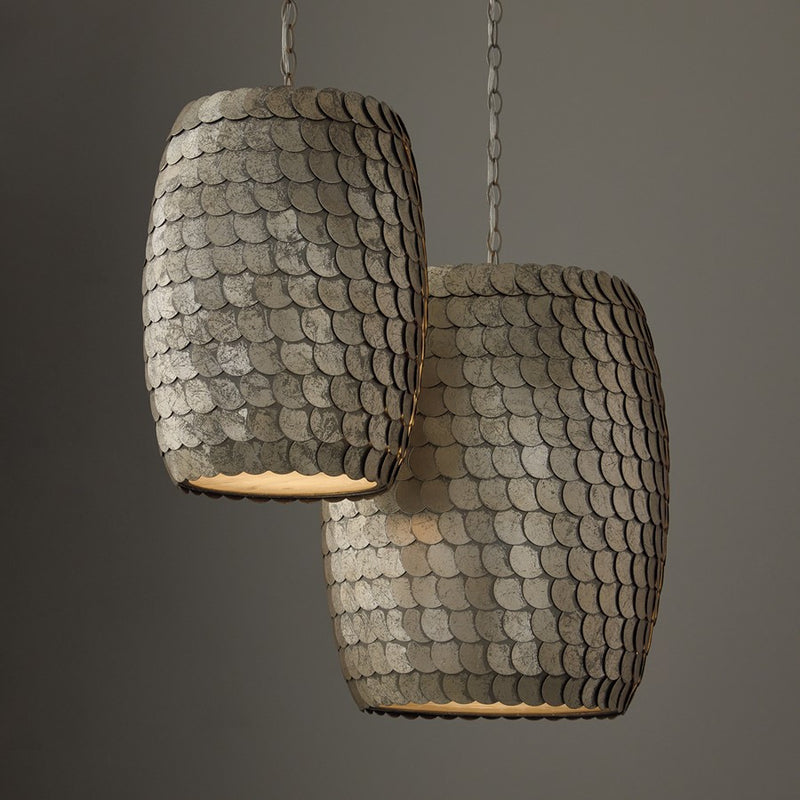 Capital Lighting Delphine 1 Light 12" Pendant, Grecian Luster
