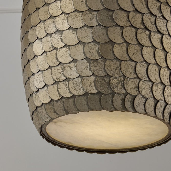 Capital Lighting Delphine 1 Light 15" Pendant, Grecian Luster