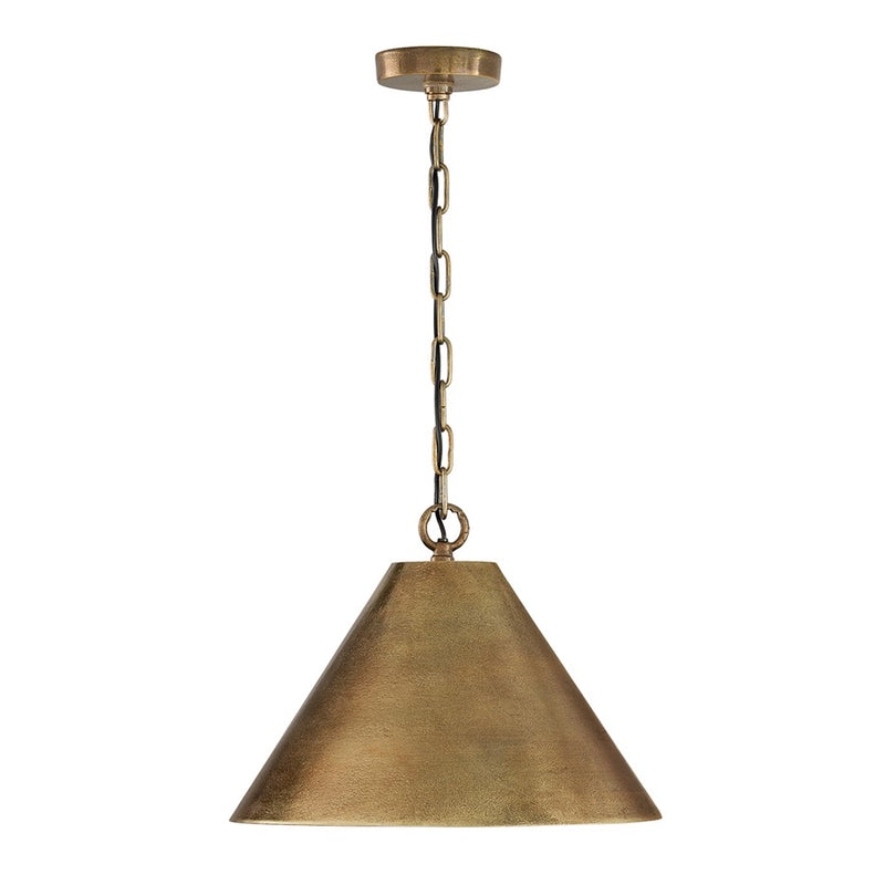 Capital Lighting Casa 1 Light Pendant, Oxidized Brass