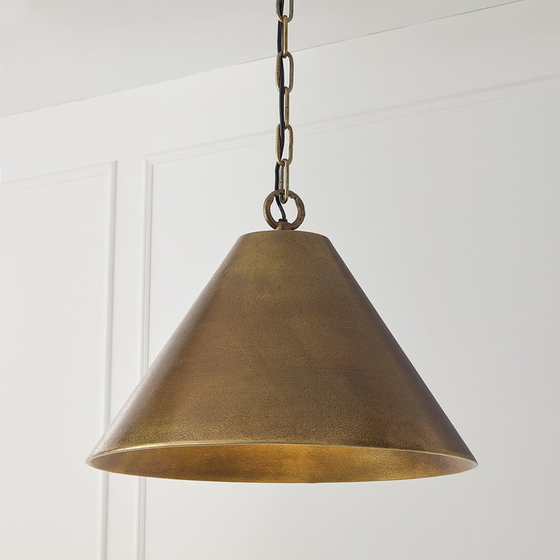Capital Lighting Casa 1 Light Pendant, Oxidized Brass