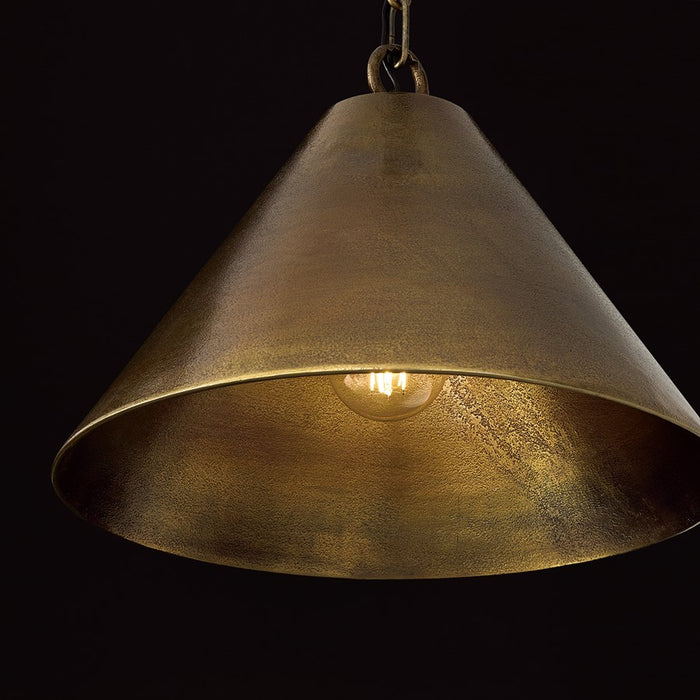 Capital Lighting Casa 1 Light Pendant, Oxidized Brass