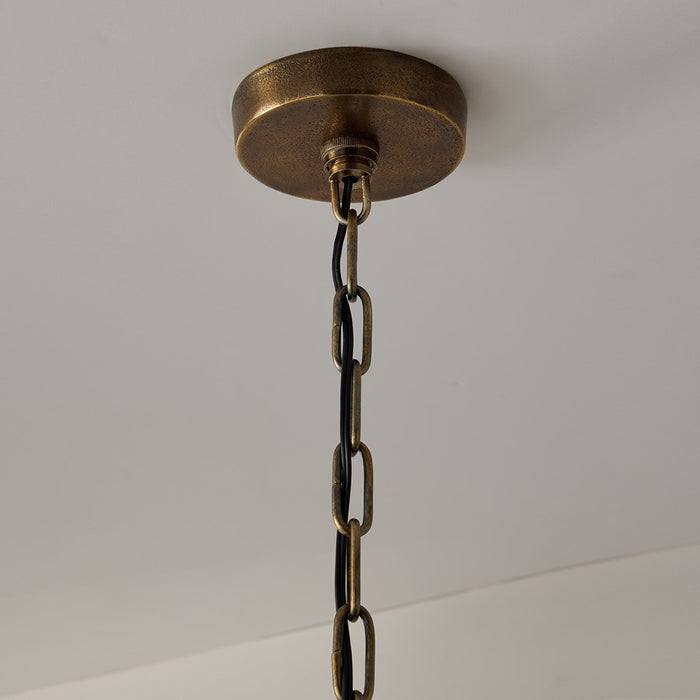 Capital Lighting Casa 1 Light Pendant, Oxidized Brass