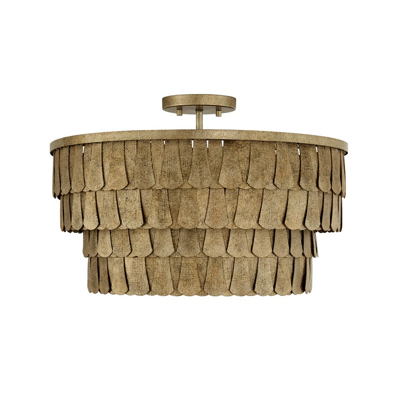 Capital Lighting Arden 4 Light Pendant, Ancestral Gold