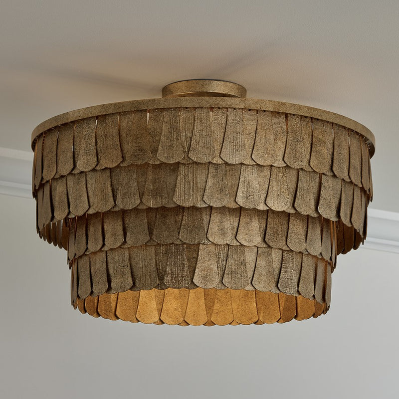 Capital Lighting Arden 4 Light Pendant, Ancestral Gold