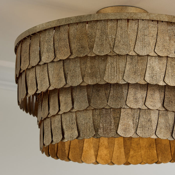 Capital Lighting Arden 4 Light Pendant, Ancestral Gold