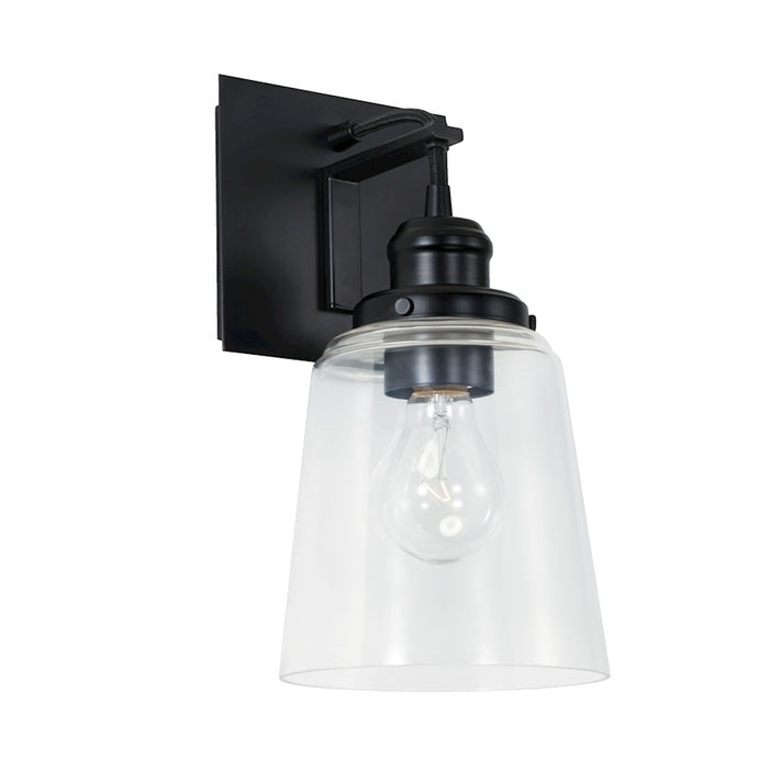 Capital Lighting Fallon 1 Light Sconce, Clear