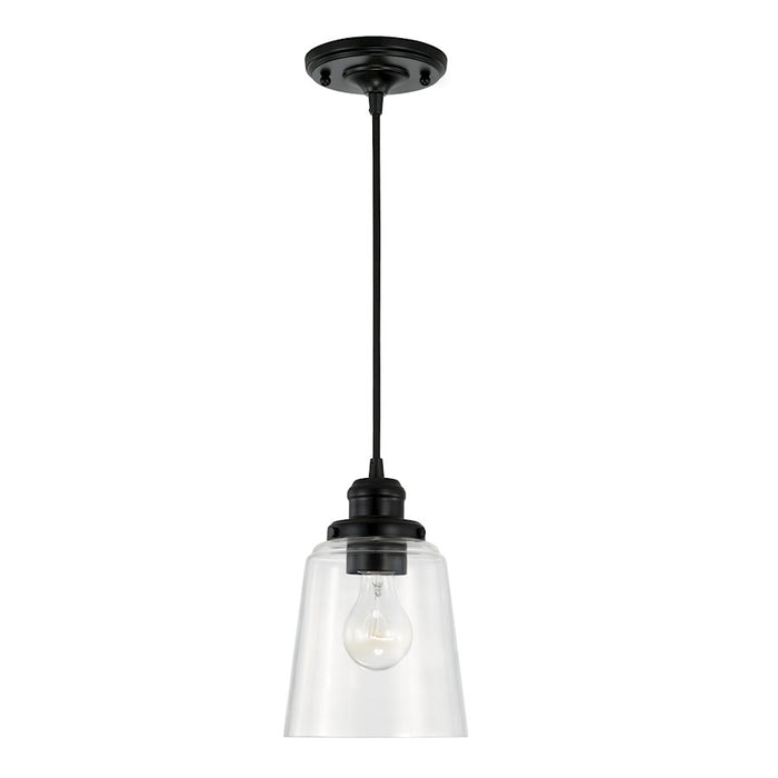 Capital Lighting Fallon 1 Light Pendant, Clear