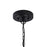 Capital Lighting Stanton 2-Light Foyer, Matte Black/Clear Seeded