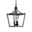 Capital Lighting Stanton 3-Light Foyer, Matte Black