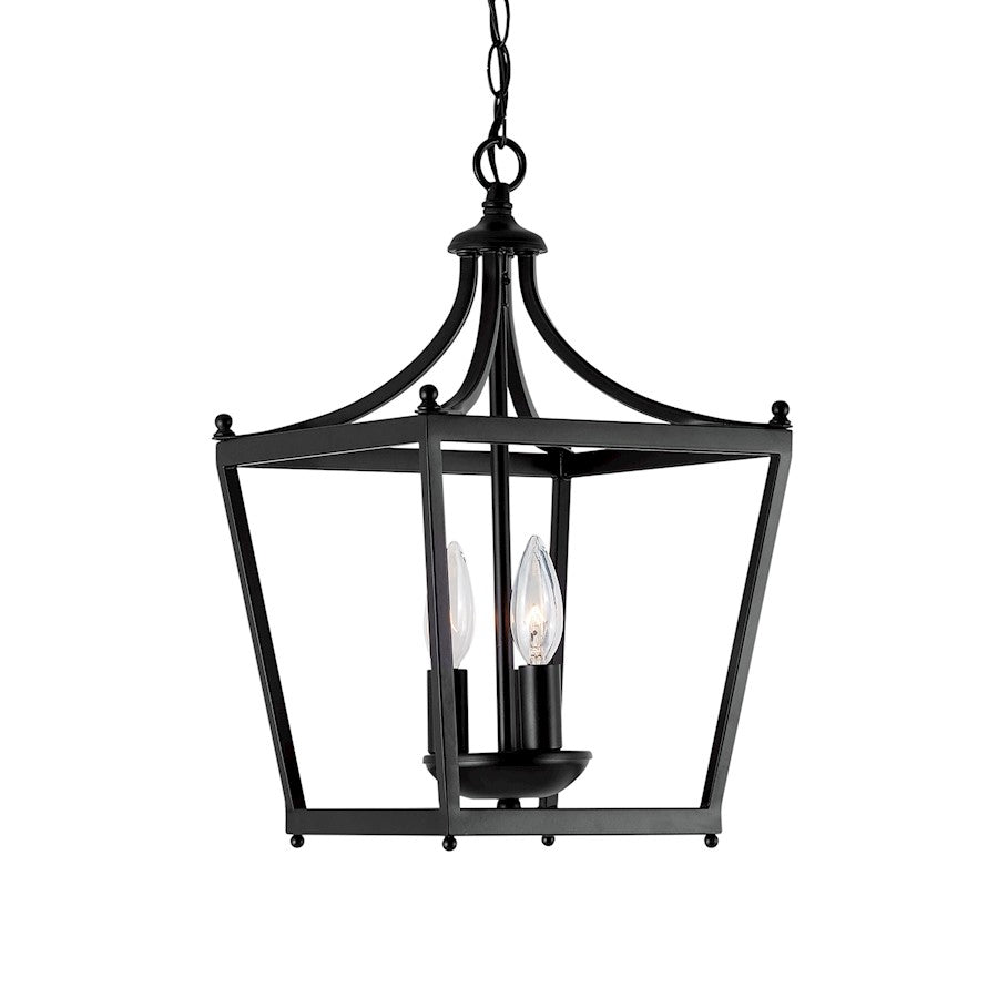 Capital Lighting Stanton 3-Light Foyer, Matte Black
