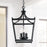 Capital Lighting Stanton 3-Light Foyer, Matte Black