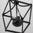 Capital Lighting Stanton 3-Light Foyer, Matte Black