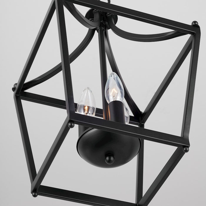 Capital Lighting Stanton 3-Light Foyer, Matte Black