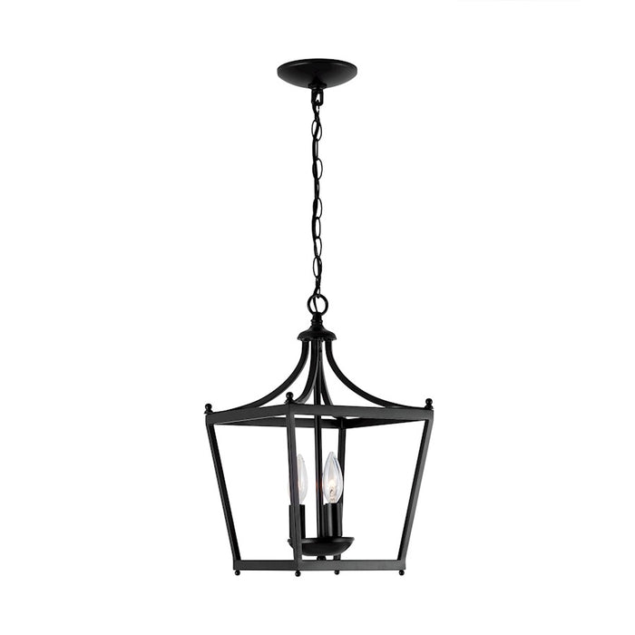 Capital Lighting Stanton 3-Light Foyer, Matte Black