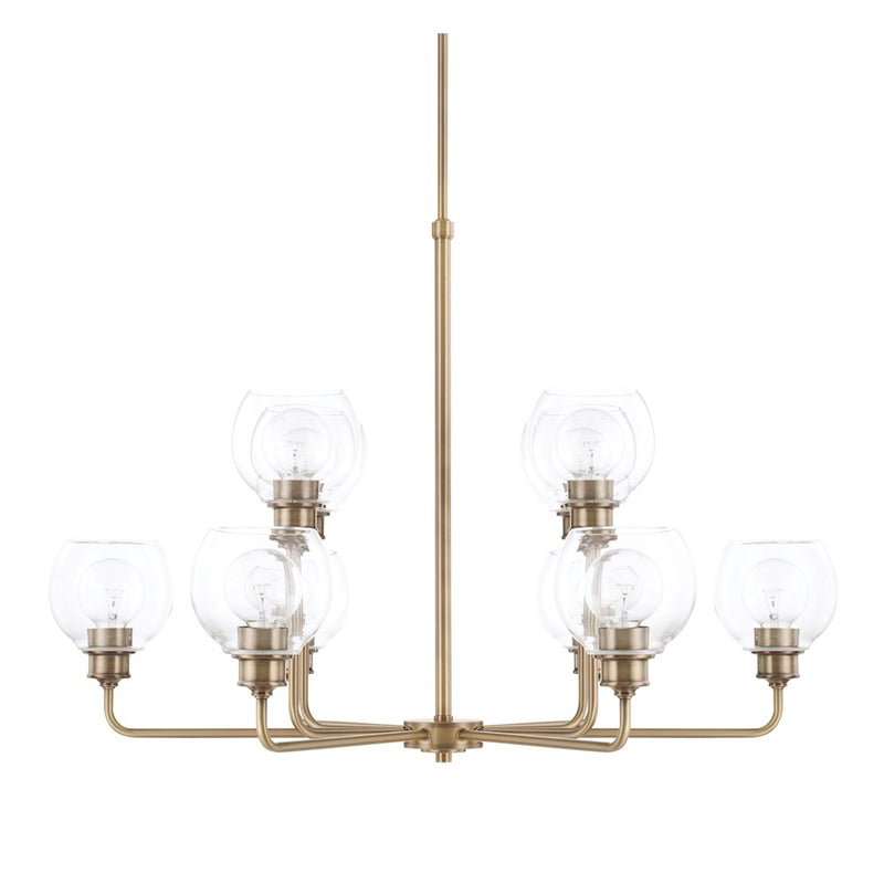 Capital Lighting Mid-Century 10 Light Chandelier