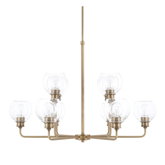 Capital Lighting Mid-Century 10 Light Chandelier