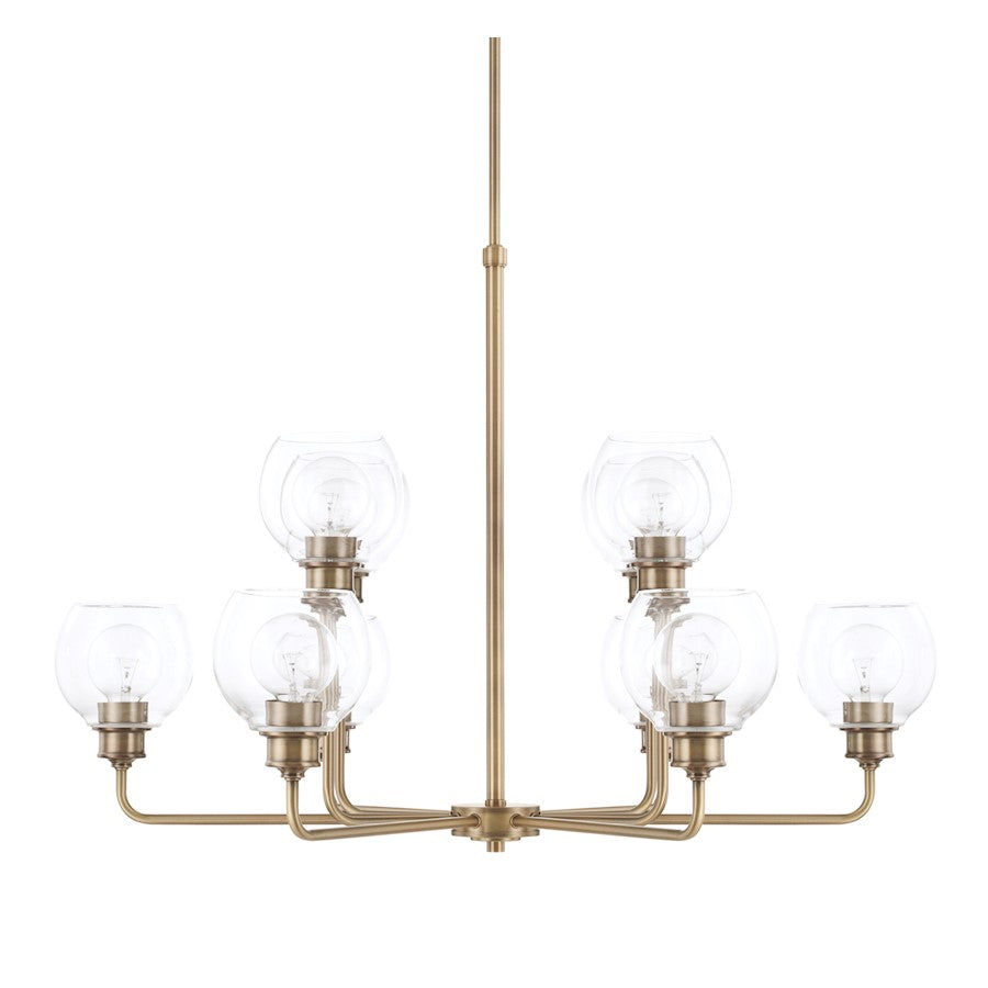 Capital Lighting Mid-Century 10 Light Chandelier
