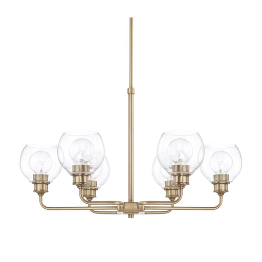 Capital Lighting Mid-Century 6 Light Chandelier