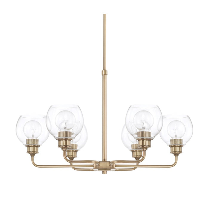 Capital Lighting Mid-Century 6 Light Chandelier