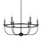 Capital Lighting Rylann Chandelier, Matte Black
