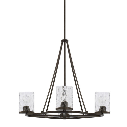 HomePlace by Capital Lighting Collier 4 Light Chandelier, Urban Brown