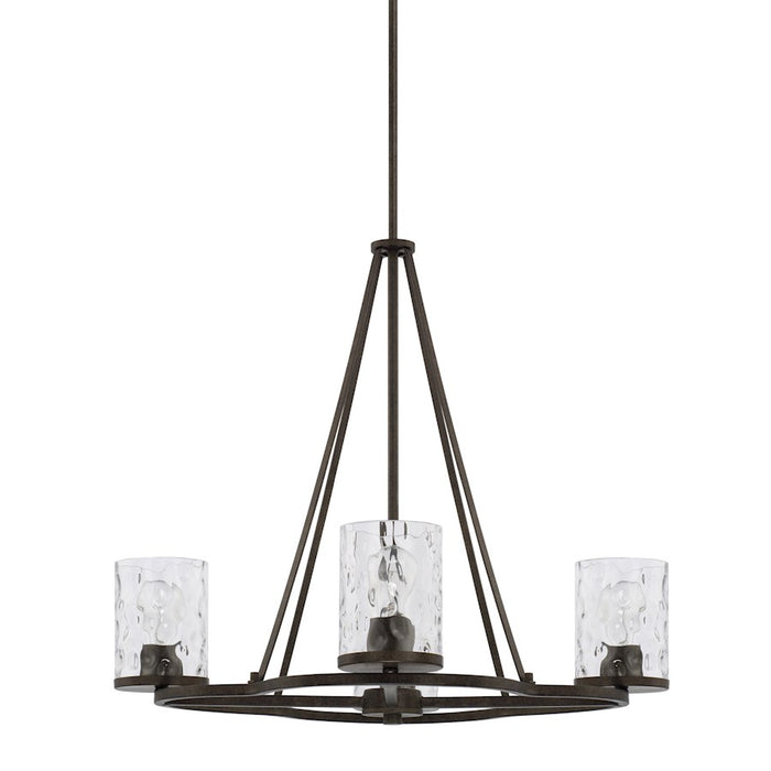 HomePlace by Capital Lighting Collier 4 Light Chandelier, Urban Brown