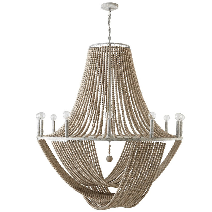 Capital Lighting Kayla 12 Light Chandelier, Mystic Sand