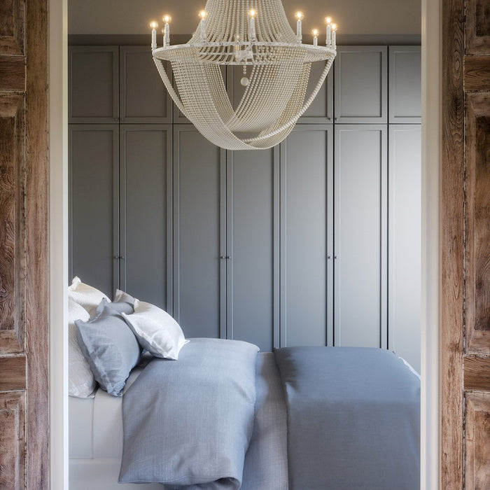 Capital Lighting Kayla 12 Light Chandelier, Mystic Sand