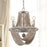 Capital Lighting Kayla 4 Light Chandelier, Mystic Sand