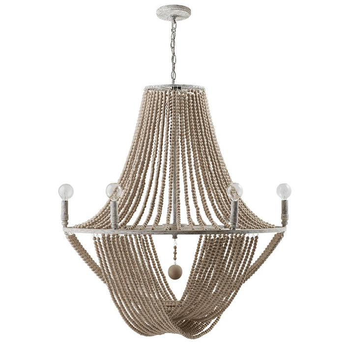 Capital Lighting Kayla 6 Light Chandelier, Mystic Sand