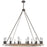 Capital Lighting 16 Light Chandelier, Urban Wash