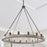Capital Lighting 16 Light Chandelier, Urban Wash