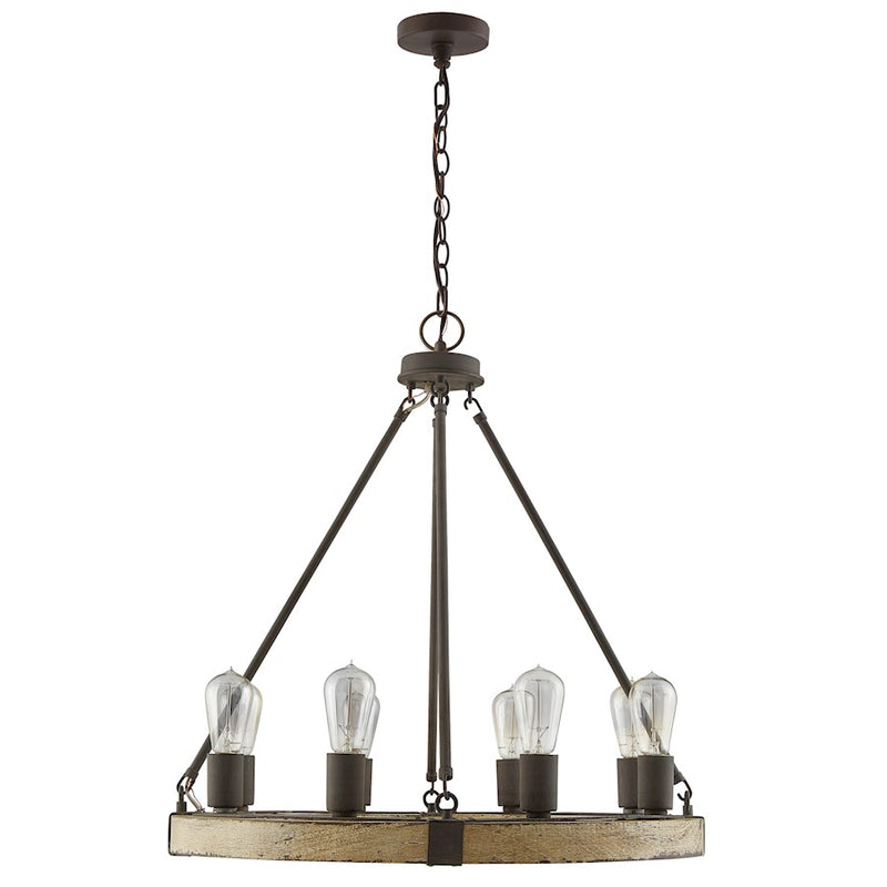 Capital Lighting 8 Light Chandelier, Sea Salt
