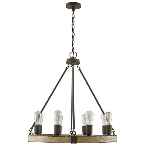 Capital Lighting 8 Light Chandelier, Sea Salt