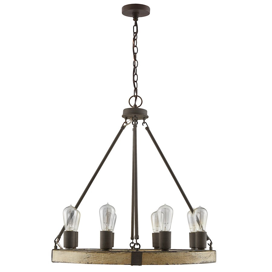 Capital Lighting 8 Light Chandelier, Sea Salt