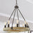Capital Lighting 8 Light Chandelier, Sea Salt