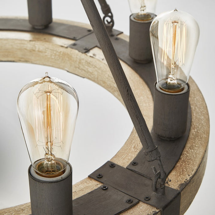 Capital Lighting 8 Light Chandelier, Sea Salt