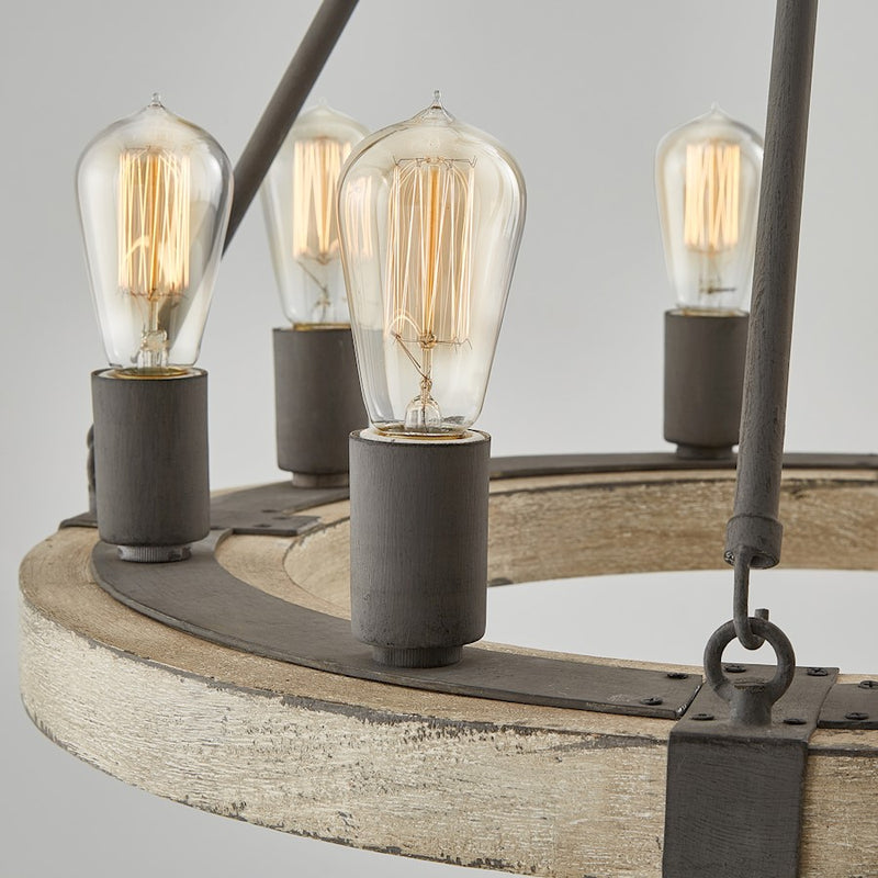 Capital Lighting 8 Light Chandelier, Sea Salt