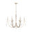 Capital Lighting Gwyneth Chandelier, Winter Gold