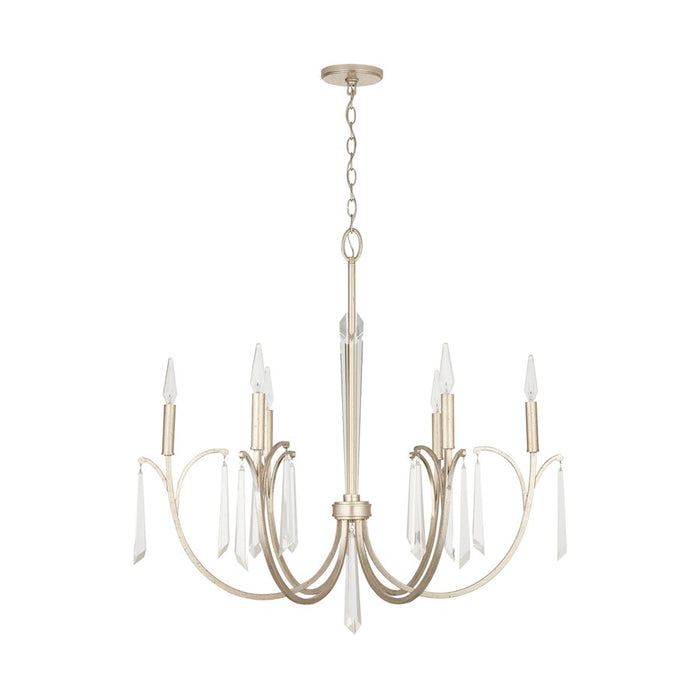 Capital Lighting Gwyneth Chandelier, Winter Gold