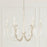 Capital Lighting Gwyneth Chandelier, Winter Gold