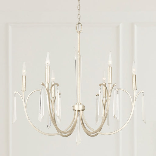 Capital Lighting Gwyneth Chandelier, Winter Gold