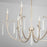 Capital Lighting Gwyneth Chandelier, Winter Gold