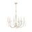 Capital Lighting Gwyneth Chandelier, Winter Gold