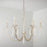 Capital Lighting Gwyneth Chandelier, Winter Gold