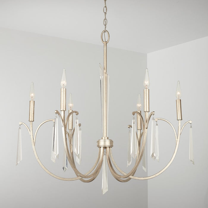 Capital Lighting Gwyneth Chandelier, Winter Gold