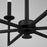 Capital Lighting Clint 6-Light Chandelier, Black Iron