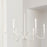 Capital Lighting Demi 6-Light Chandelier, Winter White
